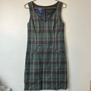 Pendleton Vintage Plaid Sleeveless Women’s Dress